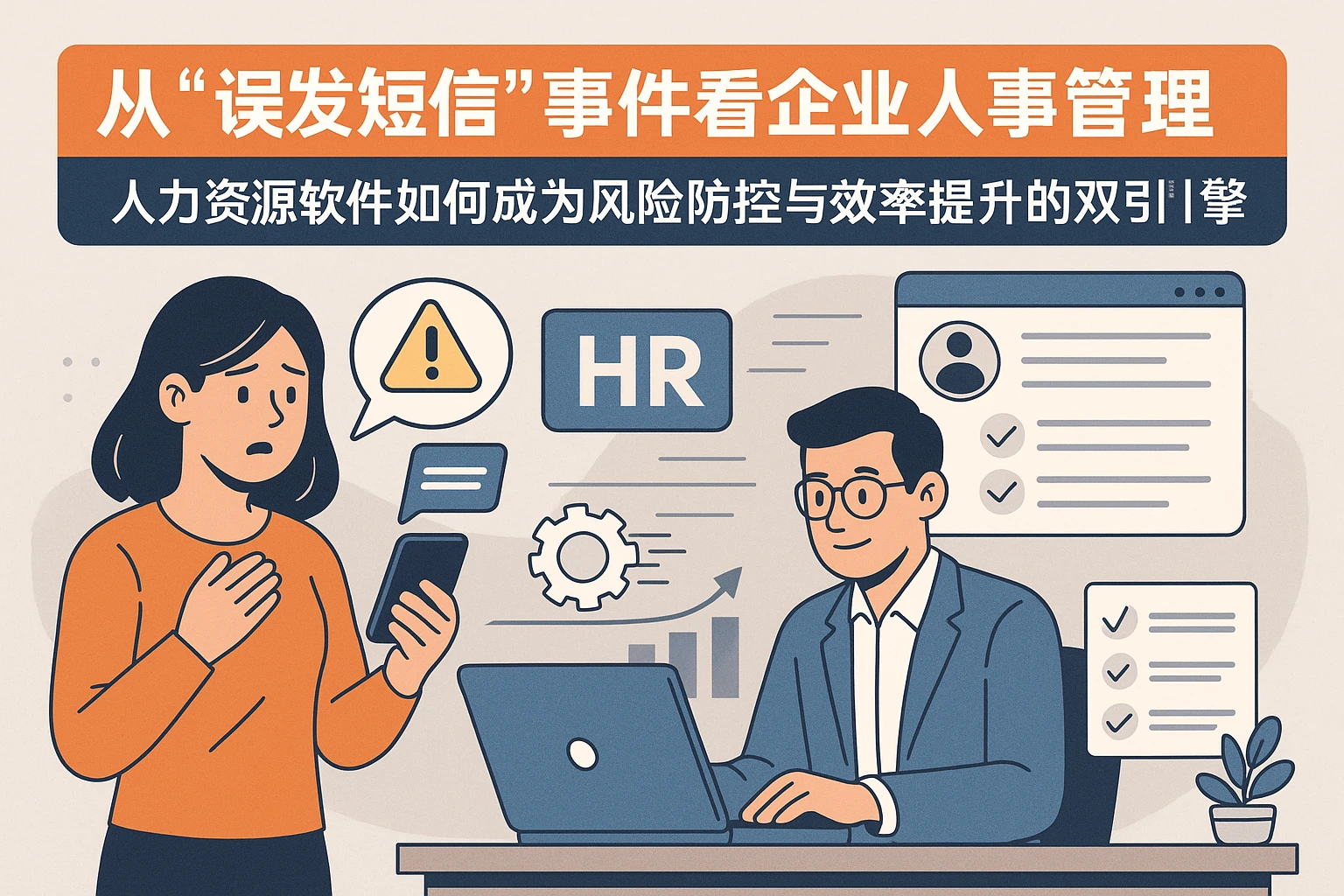 从“误发短信”事件看企业人事管理：人力资源软件如何成为风险防控与效率提升的双引擎