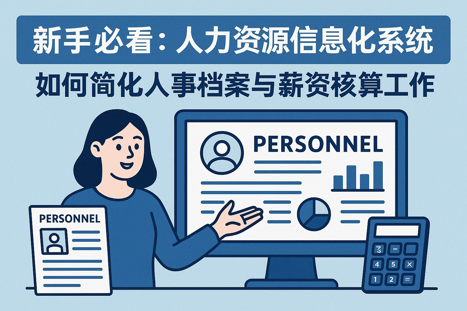 新手必看：人力资源信息化系统如何简化人事档案与薪资核算工作