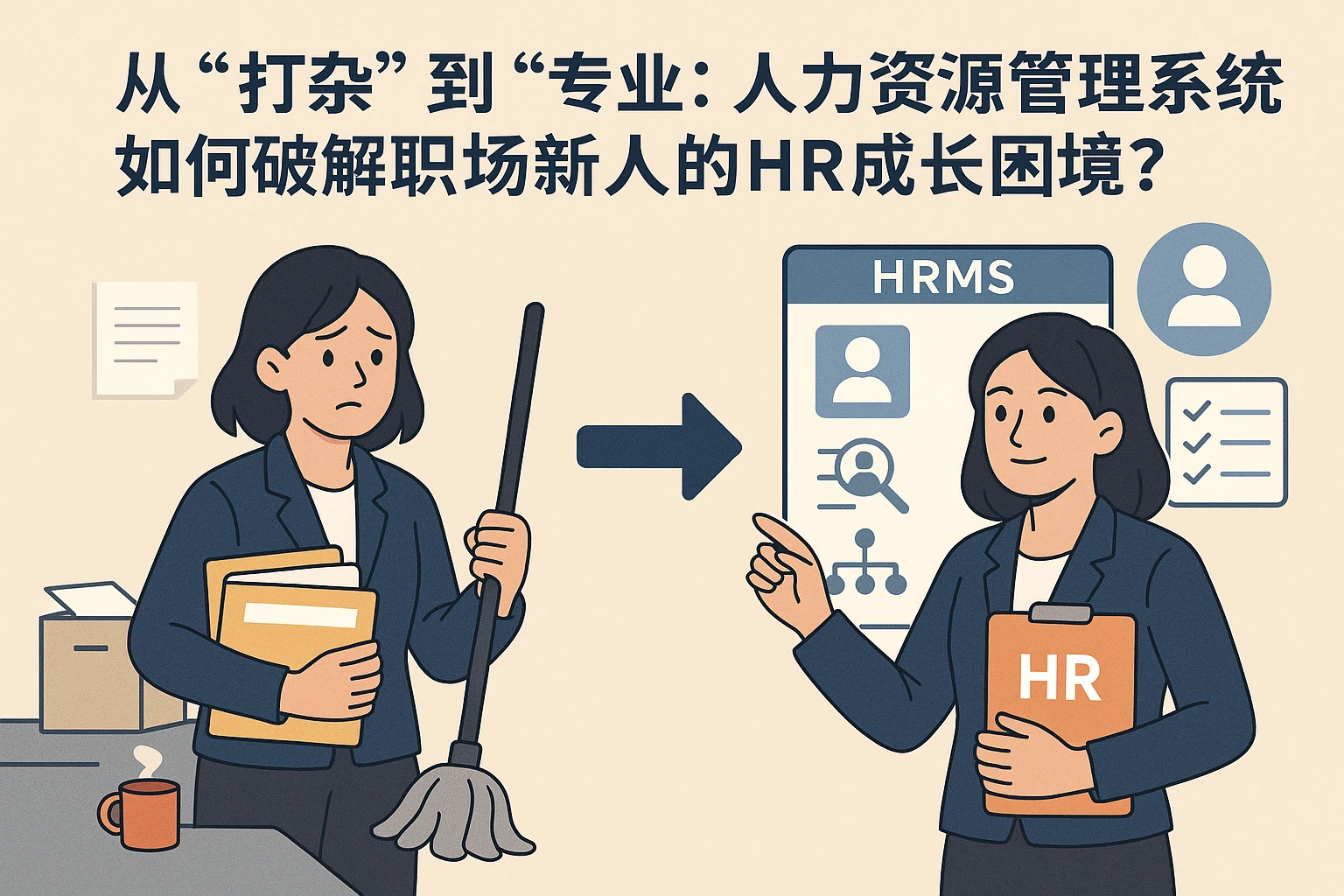 从“打杂”到“专业”：人力资源管理系统如何破解职场新人的HR成长困境？