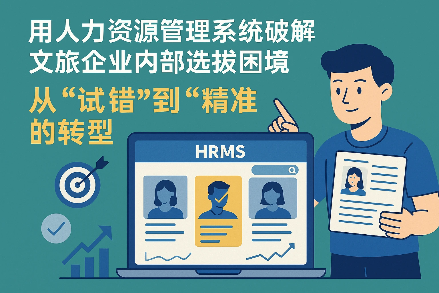 用人力资源管理系统破解文旅企业内部选拔困境：从“试错”到“精准”的转型