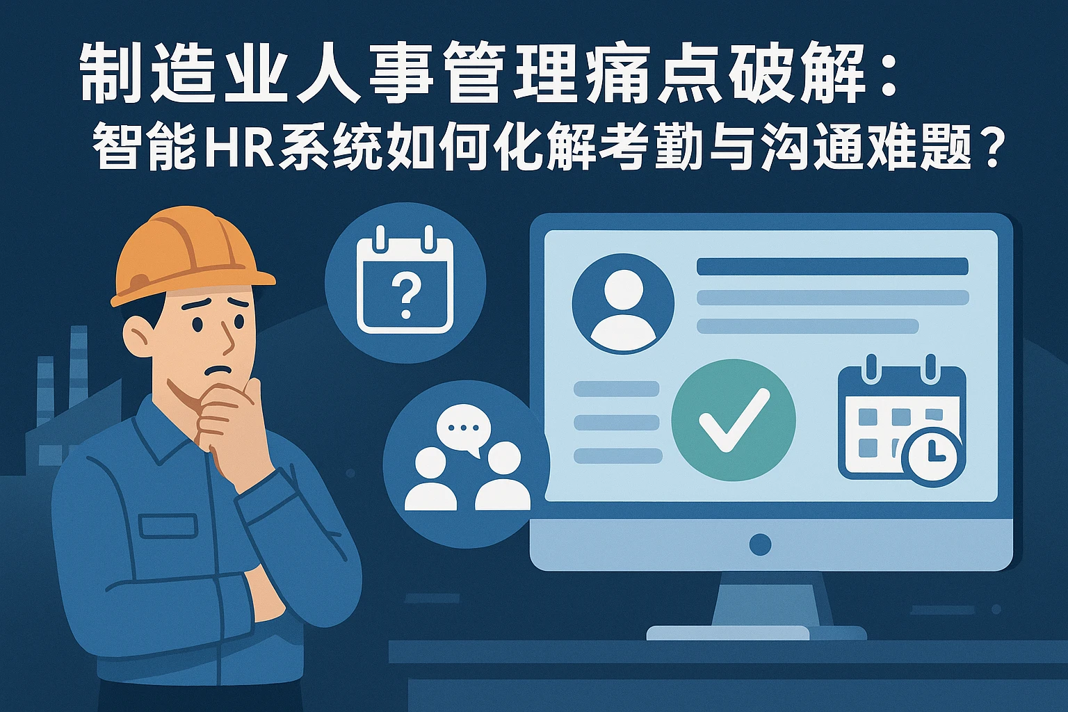 制造业人事管理痛点破解：智能HR系统如何化解考勤与沟通难题？