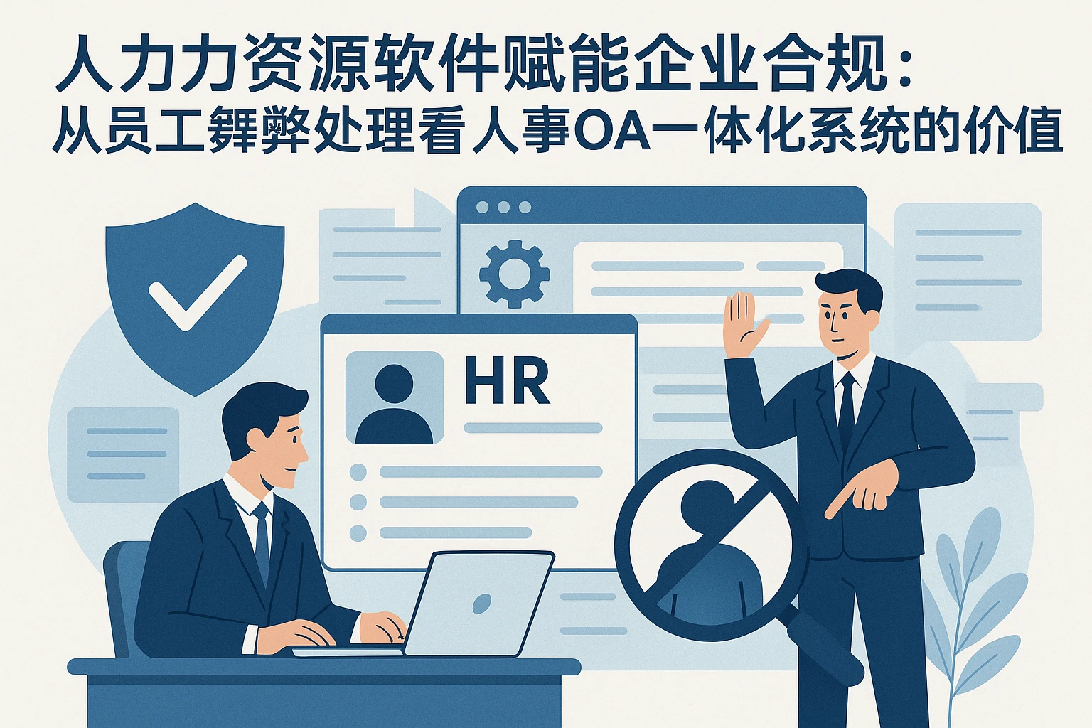 人力资源软件赋能企业合规：从员工舞弊处理看人事OA一体化系统的价值