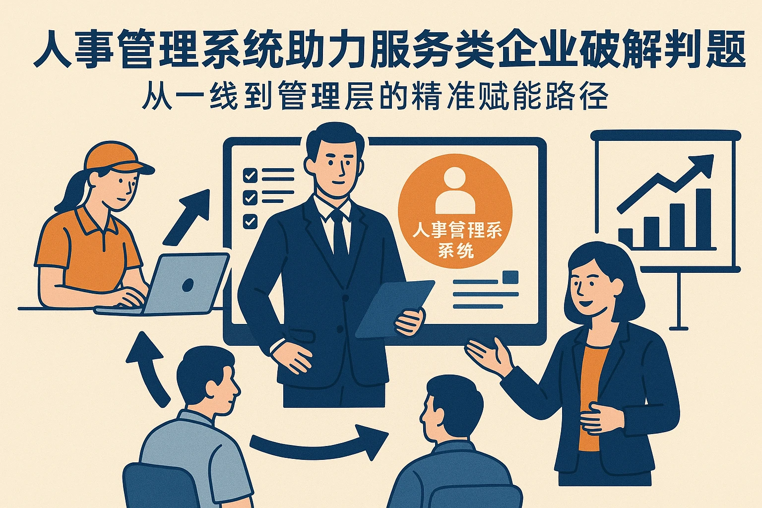 人事管理系统助力服务类企业破解培训难题：从一线到管理层的精准赋能路径