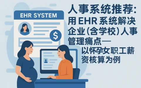 人事系统推荐:用EHR系统解决企业(含学校)人事管理痛点——以怀孕女职工薪资核算为例
