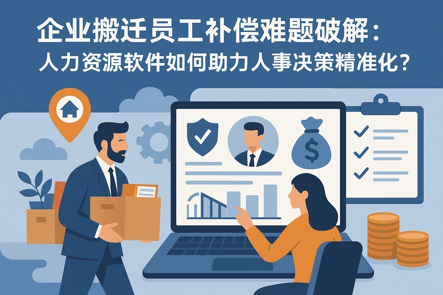 企业搬迁员工补偿难题破解：人力资源软件如何助力人事决策精准化？