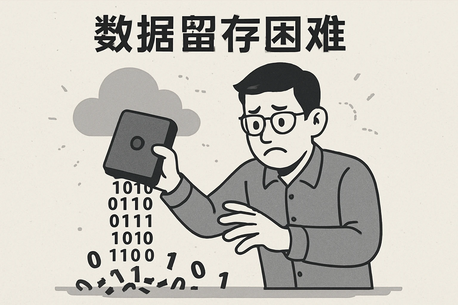 2. 数据留存困难