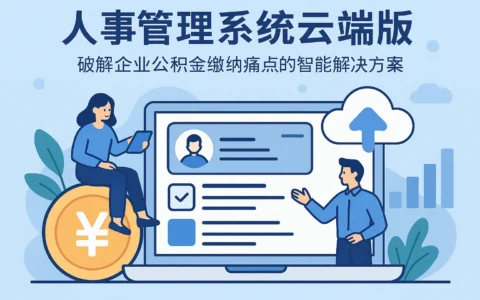 人事管理系统云端版:破解企业公积金缴纳痛点的智能解决方案
