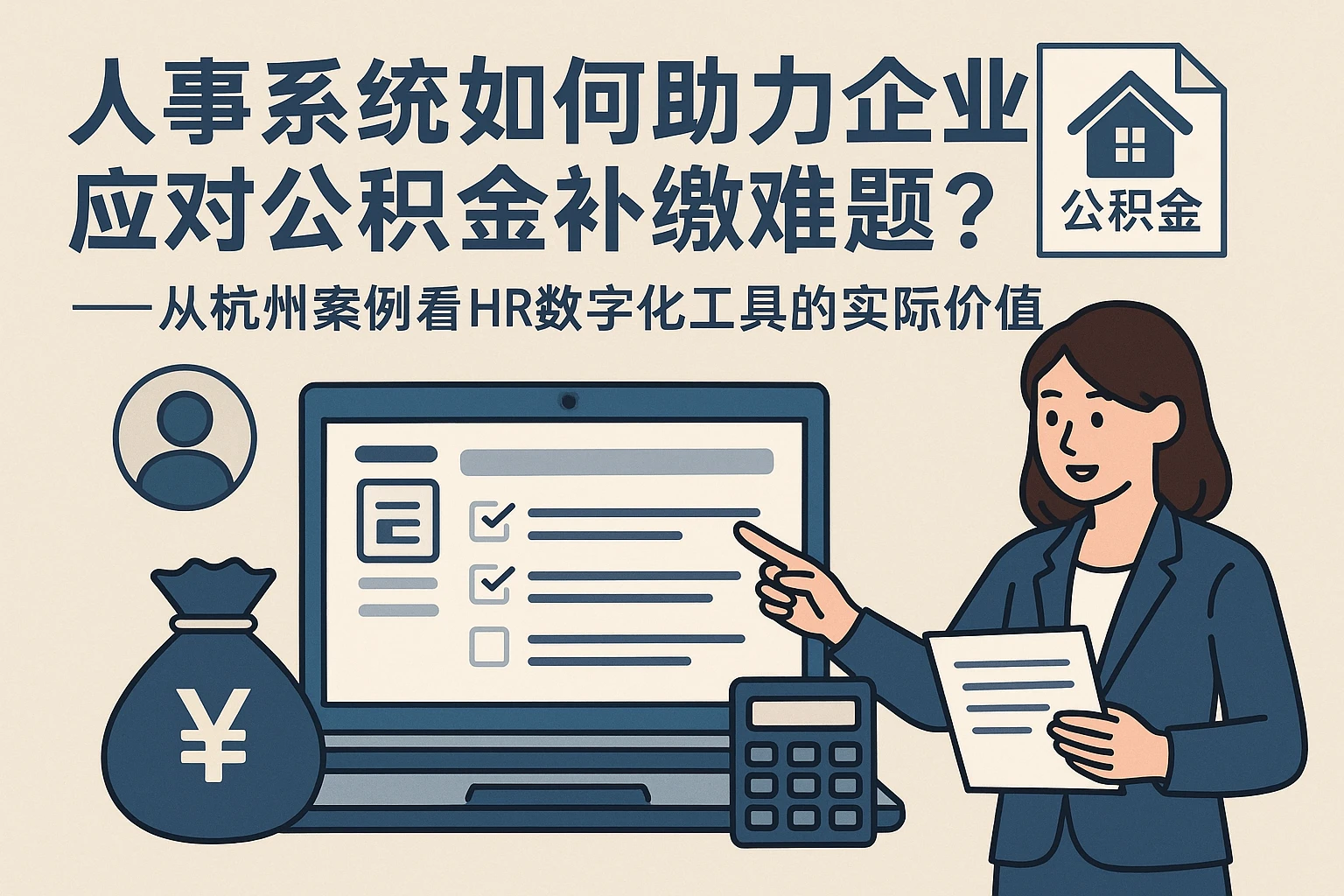人事系统如何助力企业应对公积金补缴难题？——从杭州案例看HR数字化工具的实际价值