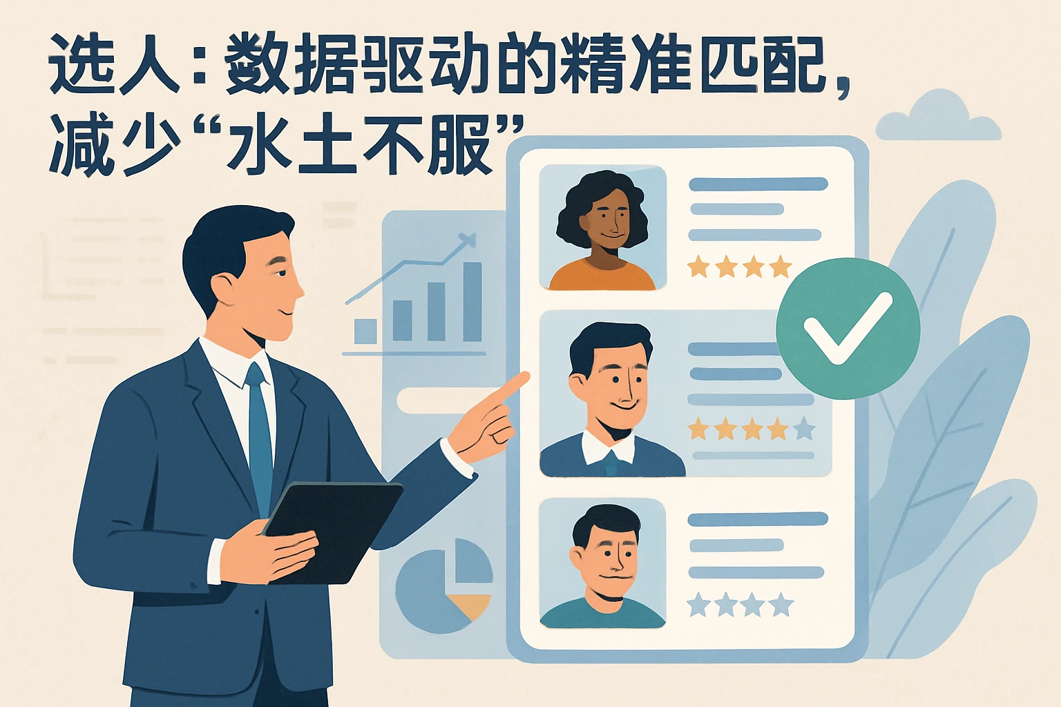 1. 选人：数据驱动的精准匹配，减少“水土不服”