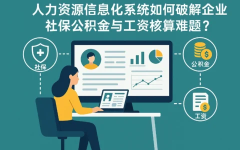 人力资源信息化系统如何破解企业社保公积金与工资核算难题？