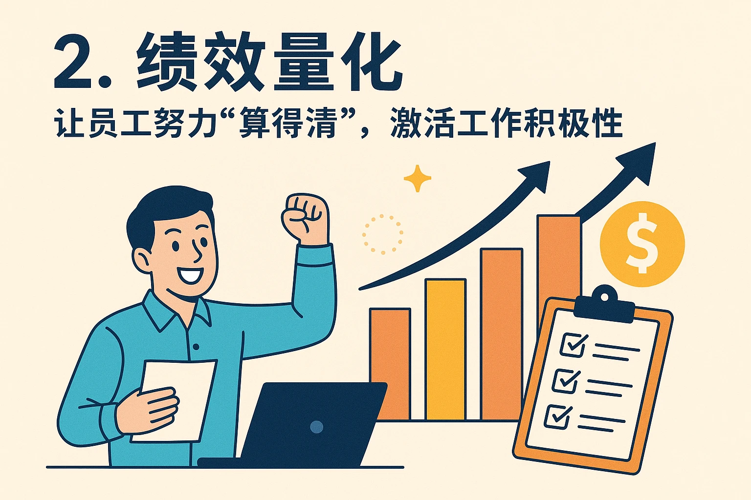 2. 绩效量化：让员工努力“算得清”，激活工作积极性