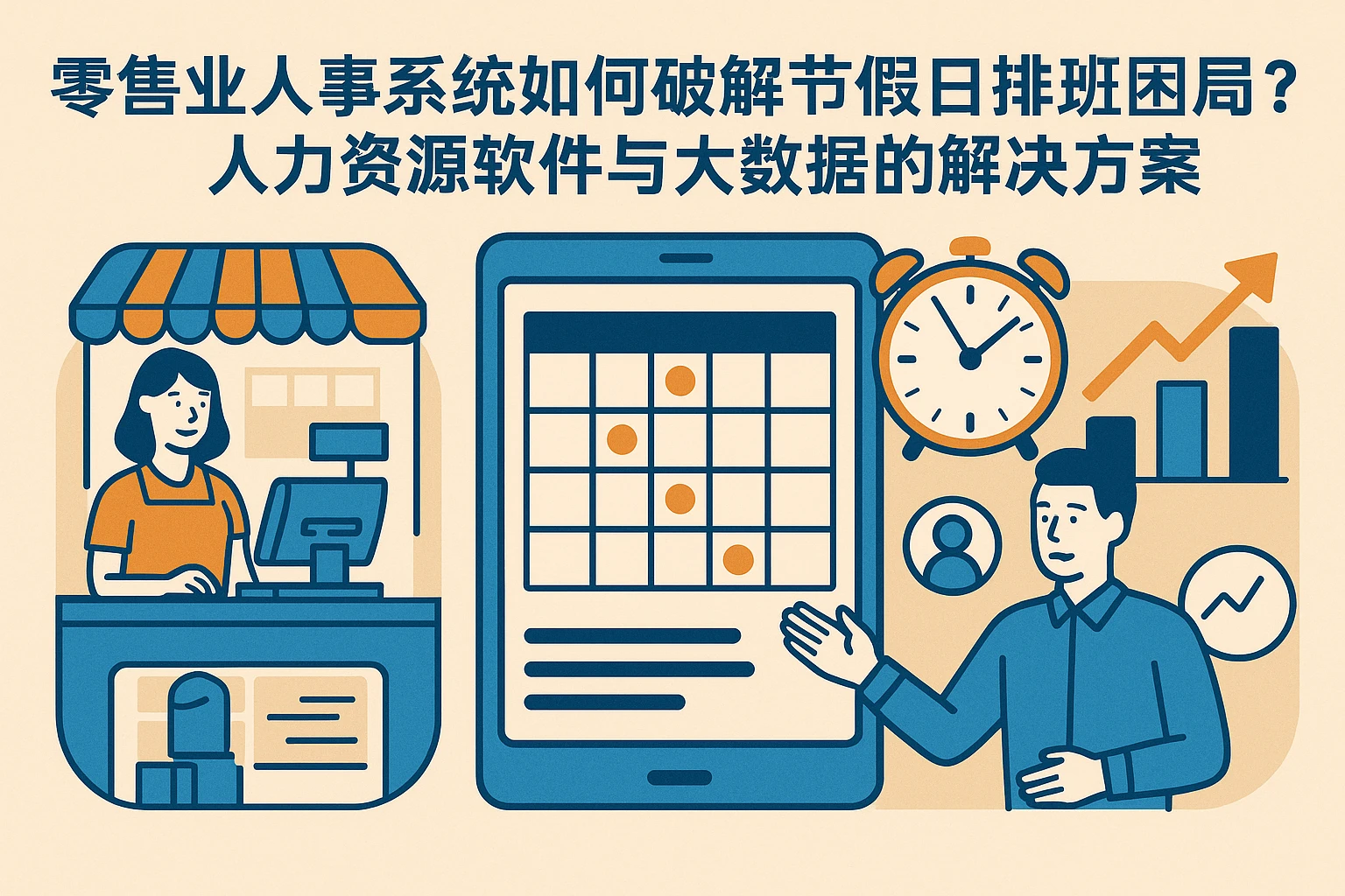 零售业人事系统如何破解节假日排班困局?人力资源软件与大数据的解决方案