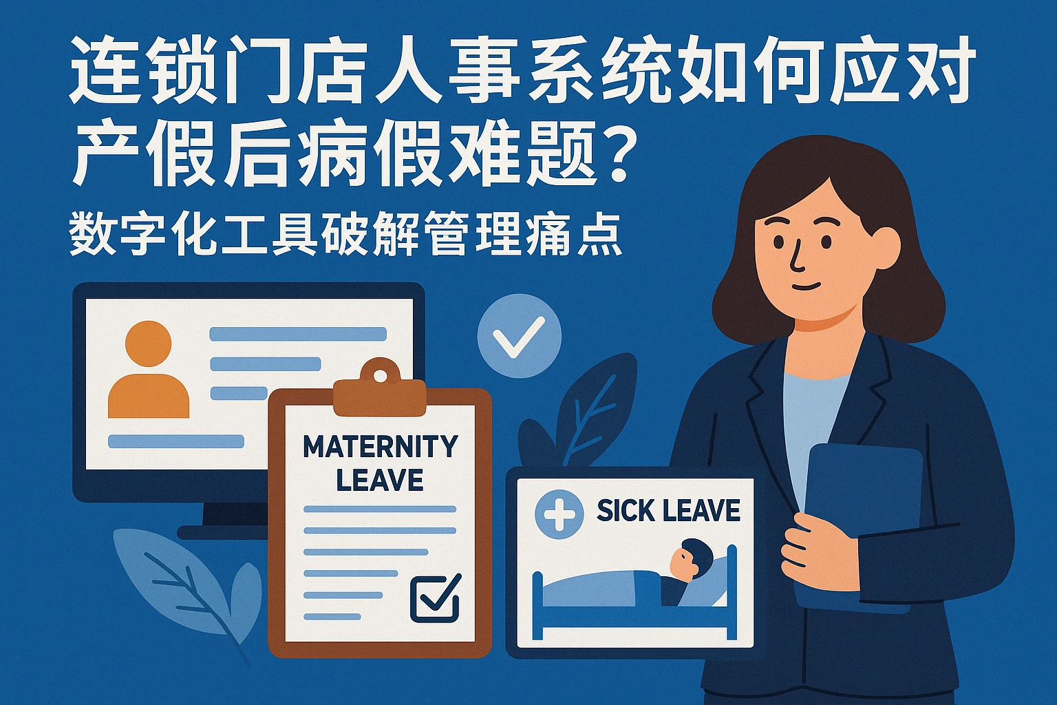 连锁门店人事系统如何应对产假后病假难题？数字化工具破解管理痛点