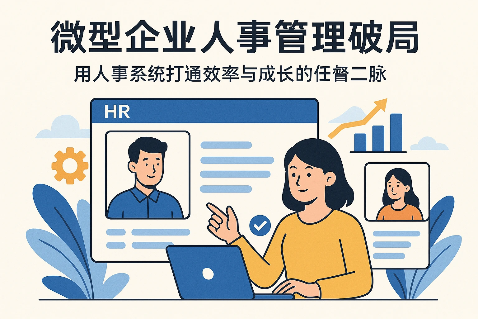 微型企业人事管理破局：用人事系统打通效率与成长的任督二脉