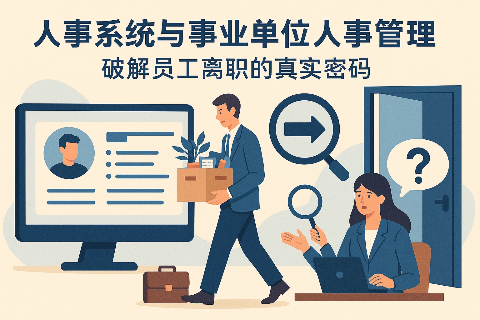 人事系统与事业单位人事管理：破解员工离职的真实密码