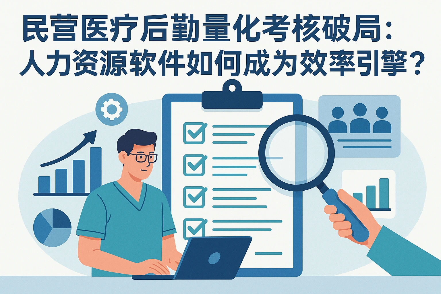 民营医疗后勤量化考核破局：人力资源软件如何成为效率引擎？