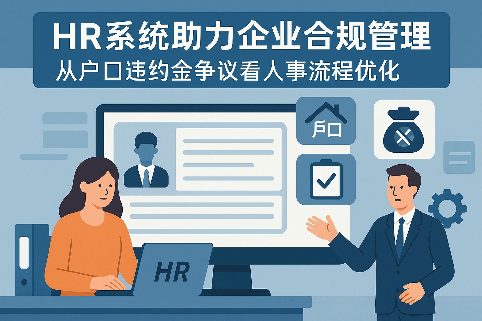 HR系统助力企业合规管理：从户口违约金争议看人事流程优化