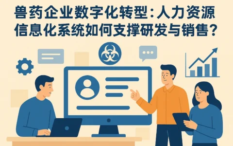 兽药企业数字化转型：人力资源信息化系统如何支撑研发与销售增长？