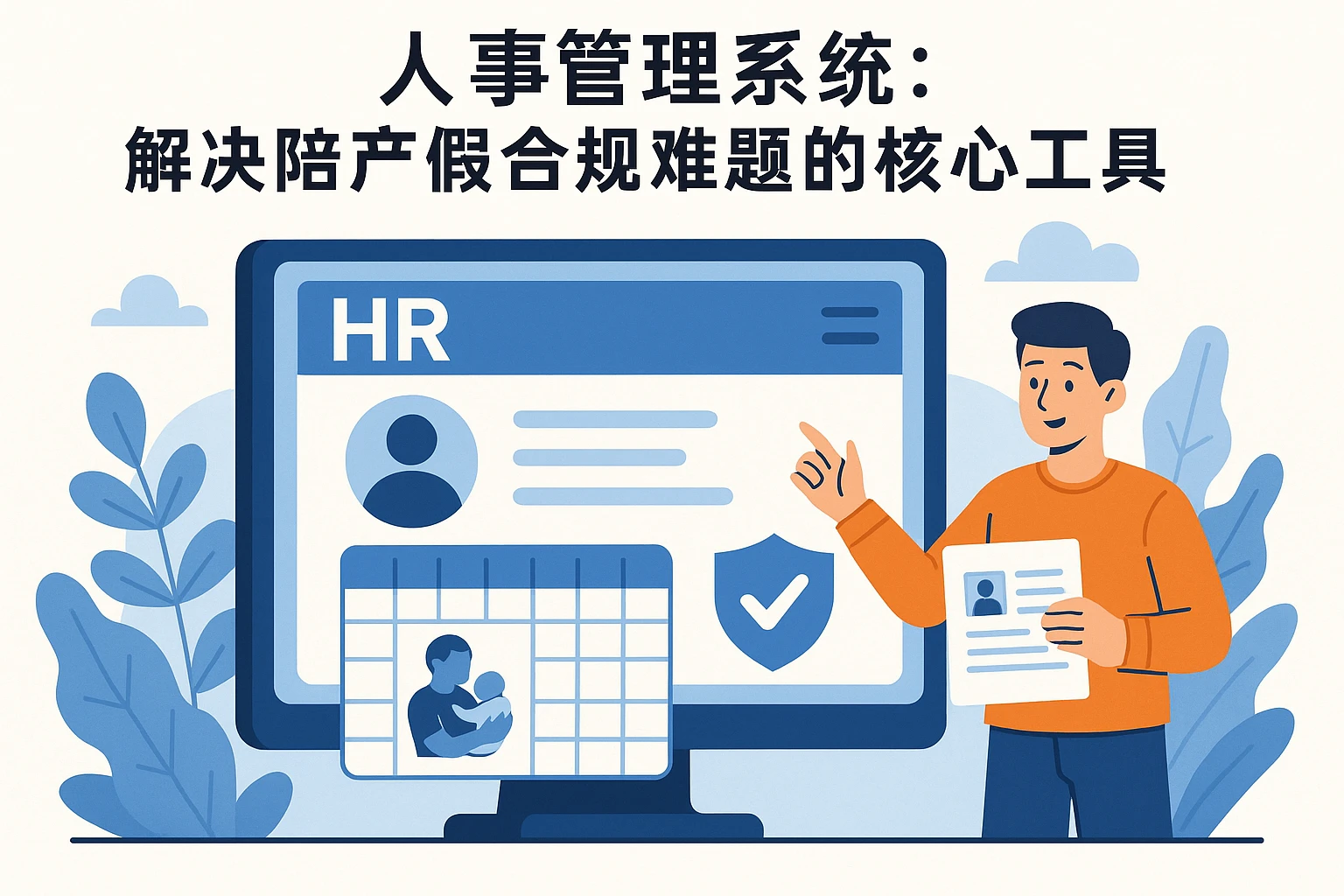 二、人事管理系统：解决陪产假合规难题的核心工具