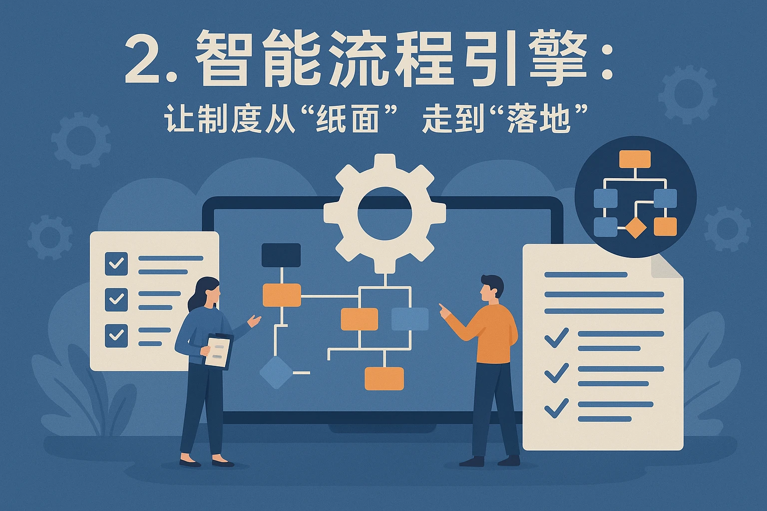 2. 智能流程引擎：让制度从“纸面”走到“落地”