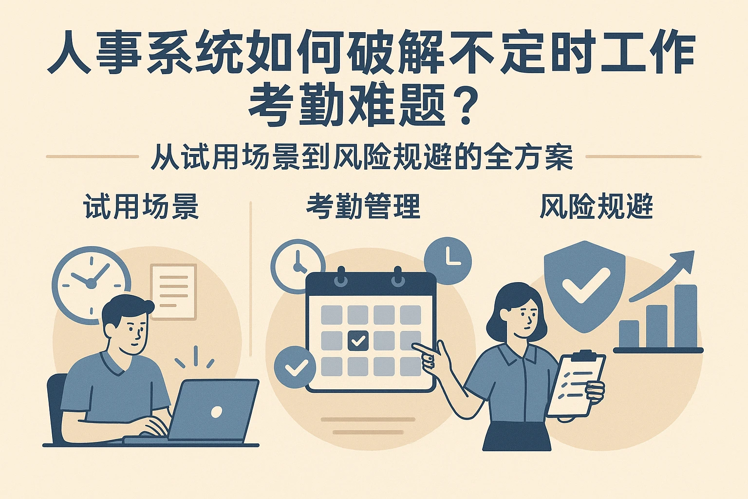 人事系统如何破解不定时工作制考勤难题？从试用场景到风险规避的全方案