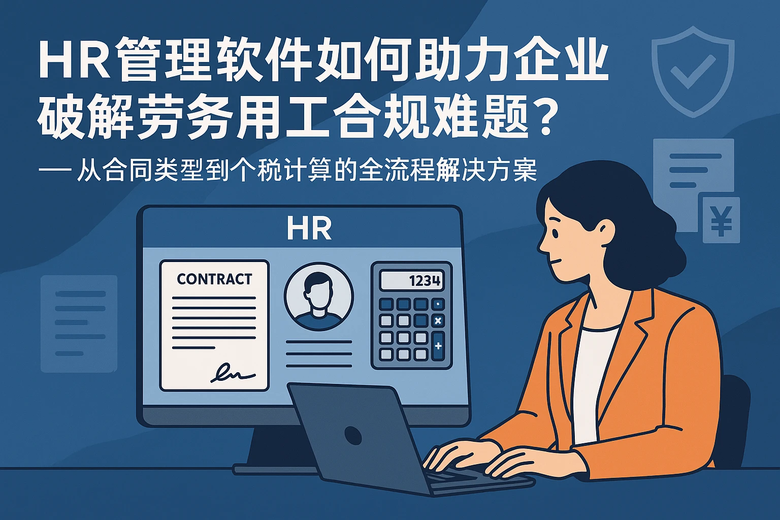HR管理软件如何助力企业破解劳务用工合规难题？——从合同类型到个税计算的全流程解决方案