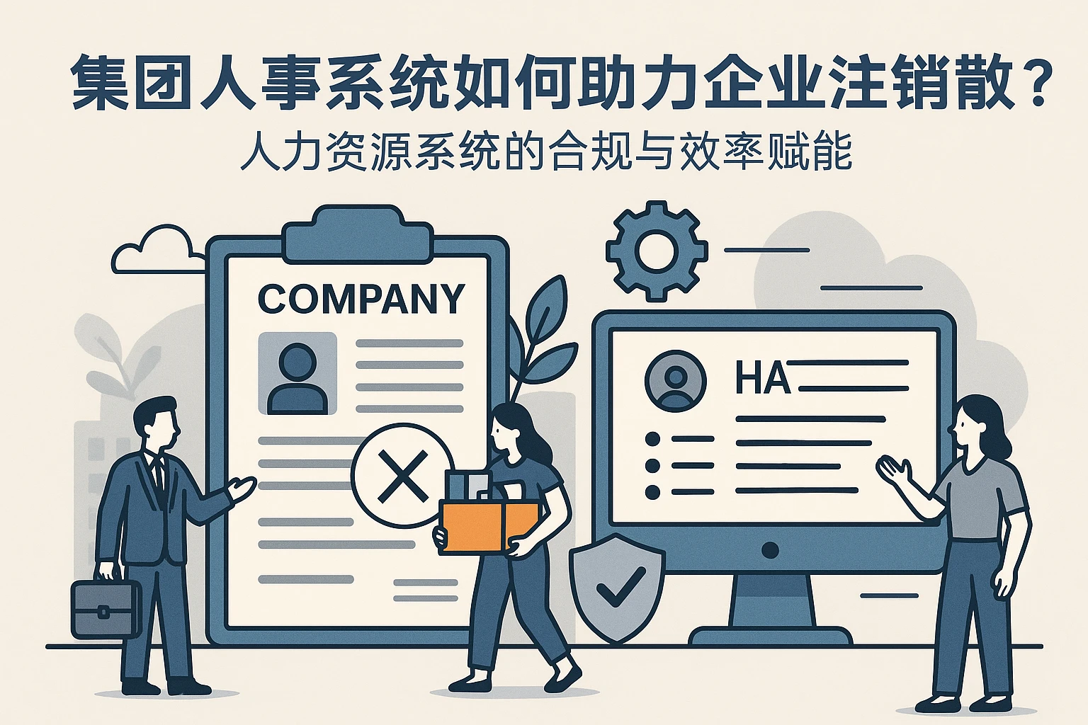 集团人事系统如何助力企业注销遣散？人力资源系统的合规与效率赋能