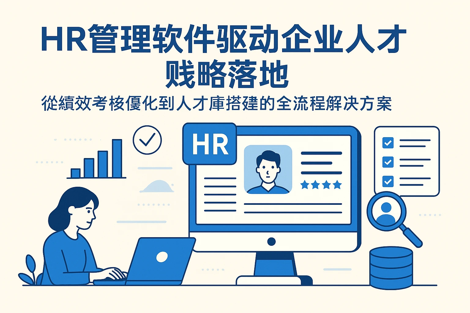 HR管理软件驱动企业人才战略落地：从绩效考核优化到人才库搭建的全流程解决方案