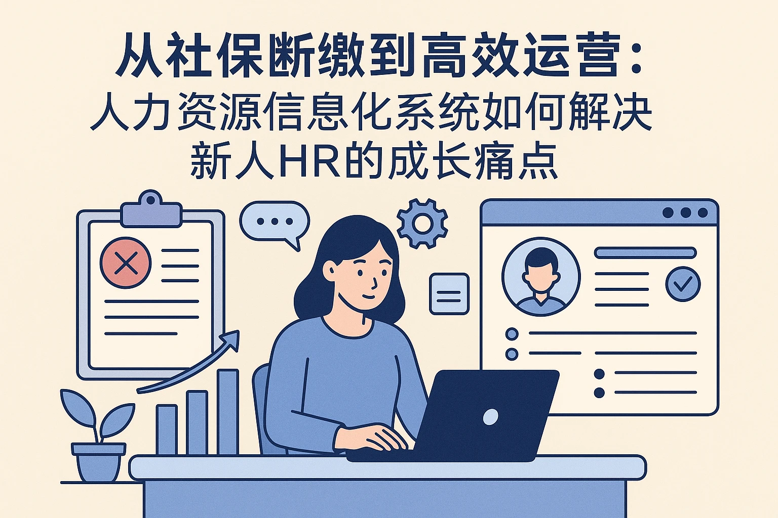 从社保断缴到高效运营：人力资源信息化系统如何解决新人HR的成长痛点