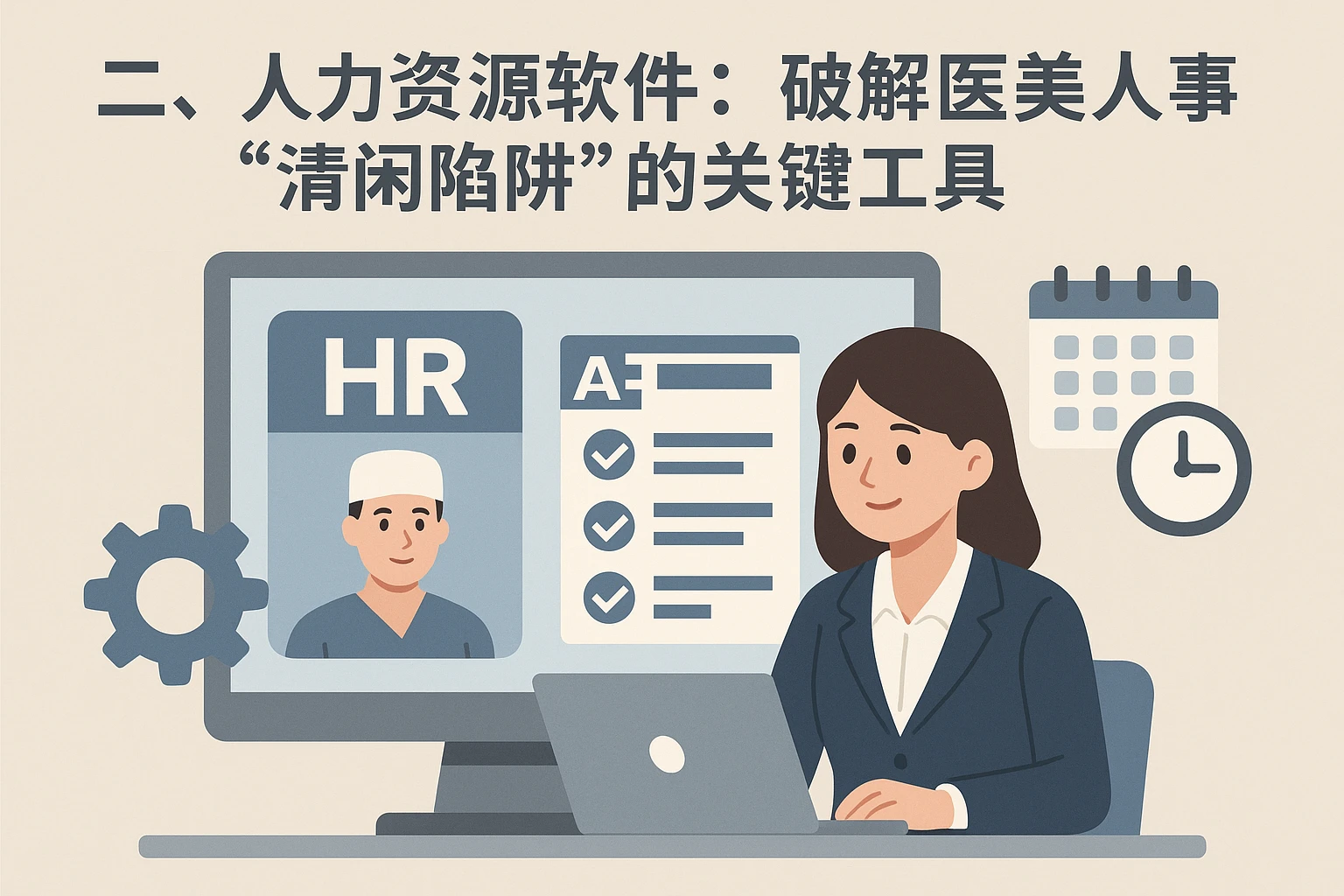 二、人力资源软件：破解医美人事“清闲陷阱”的关键工具