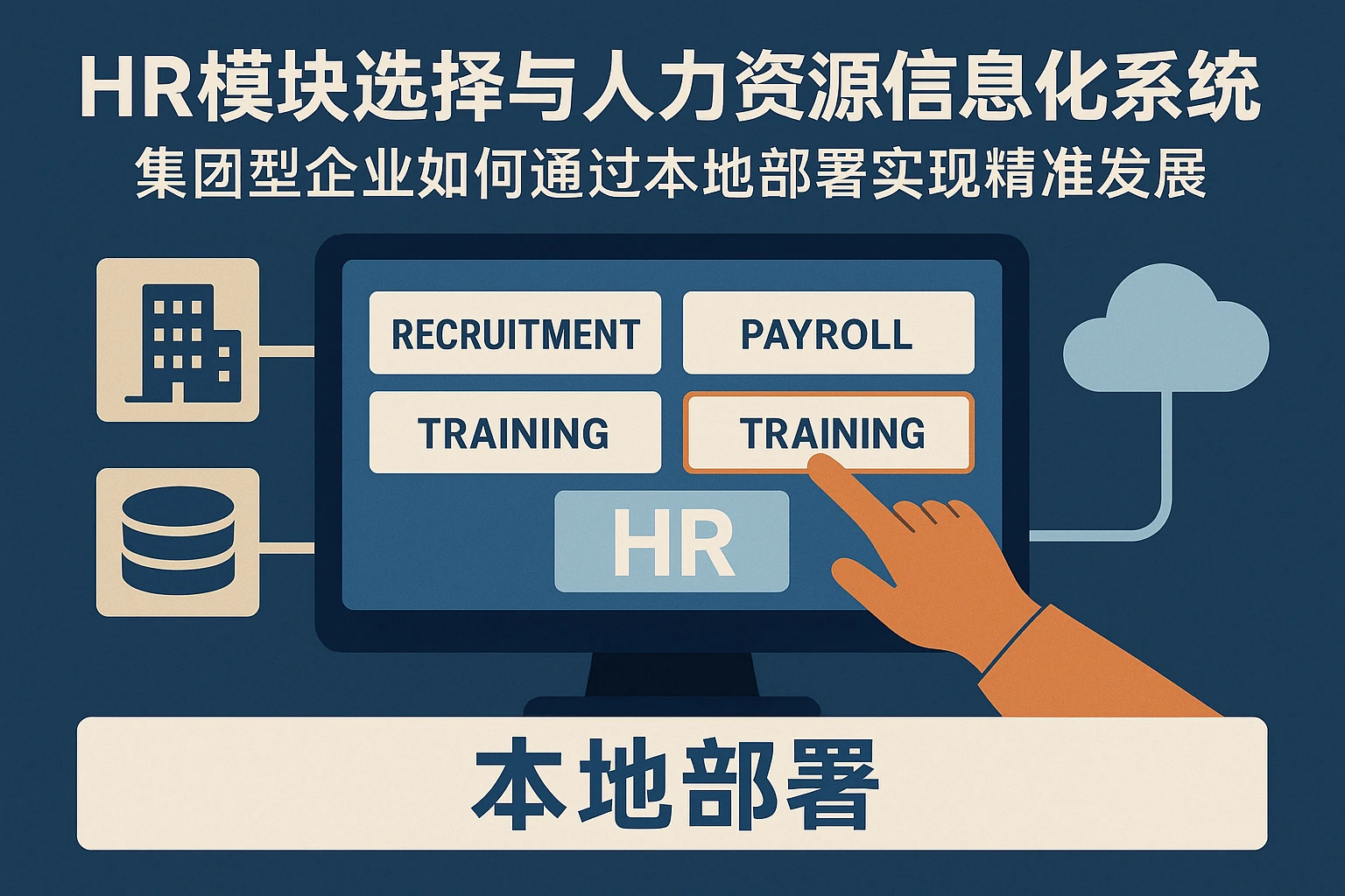 HR模块选择与人力资源信息化系统协同：集团型企业如何通过本地部署实现精准发展
