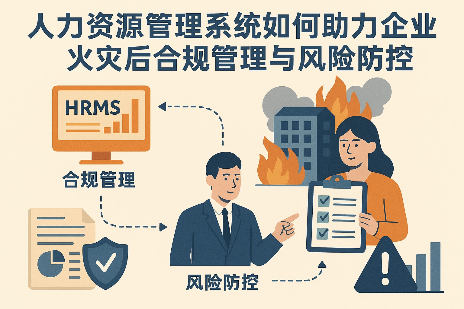 人力资源管理系统如何助力企业火灾后合规管理与风险防控