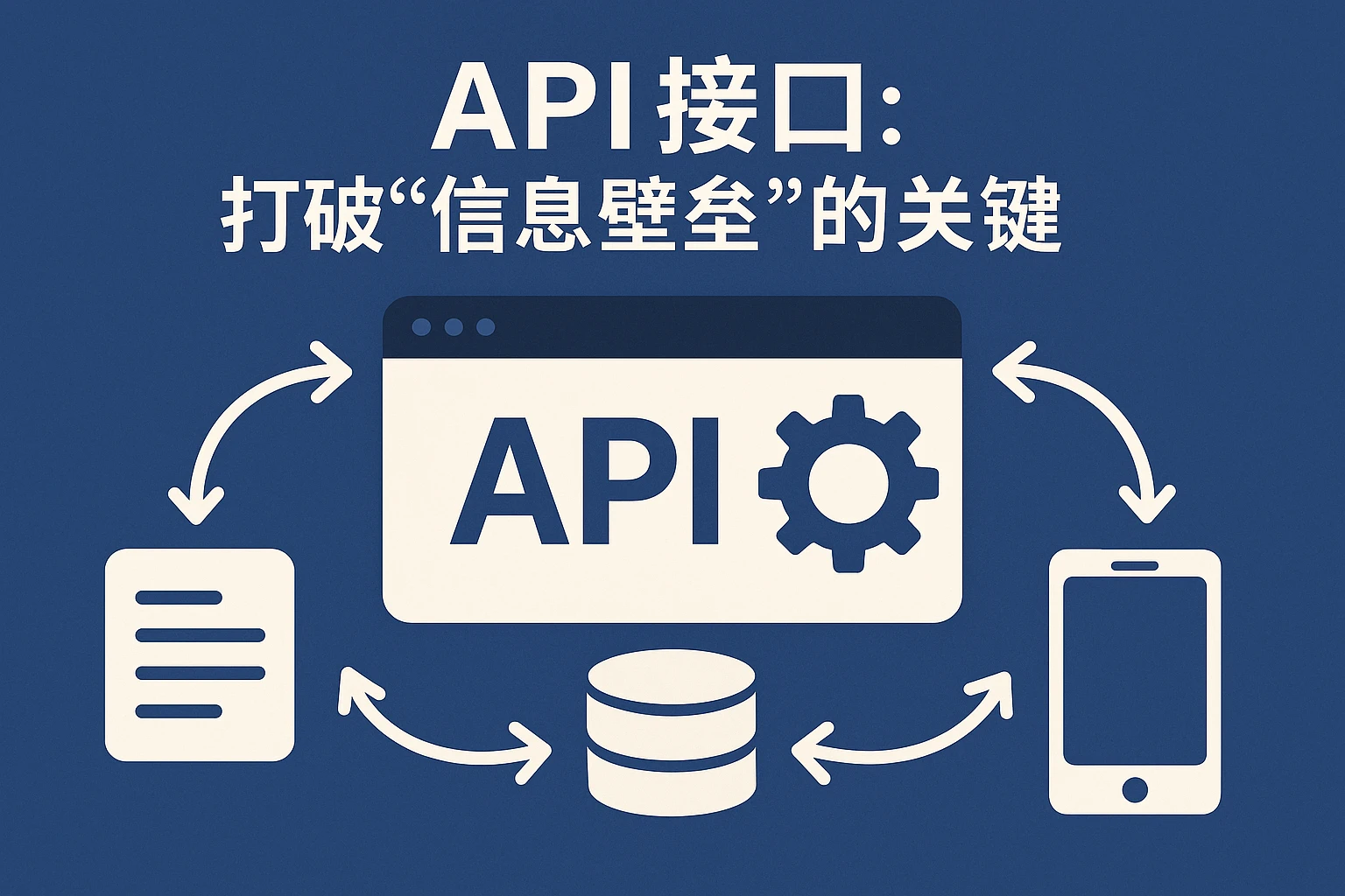 2. API接口：打破“信息壁垒”的关键