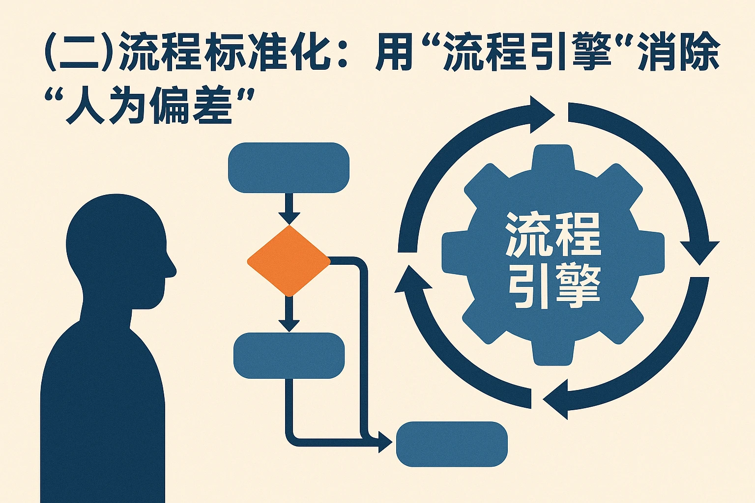 （二）流程标准化：用“流程引擎”消除“人为偏差”