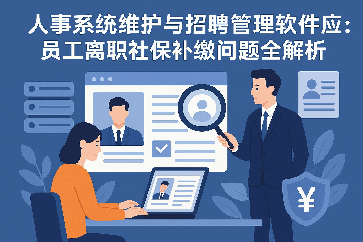 人事系统维护与招聘管理软件应用：员工离职社保补缴问题全解析