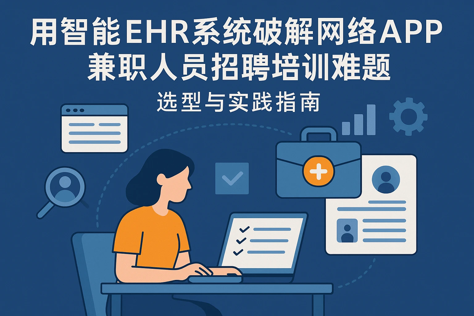 用智能EHR系统破解网络APP兼职人员招聘培训难题：选型与实践指南