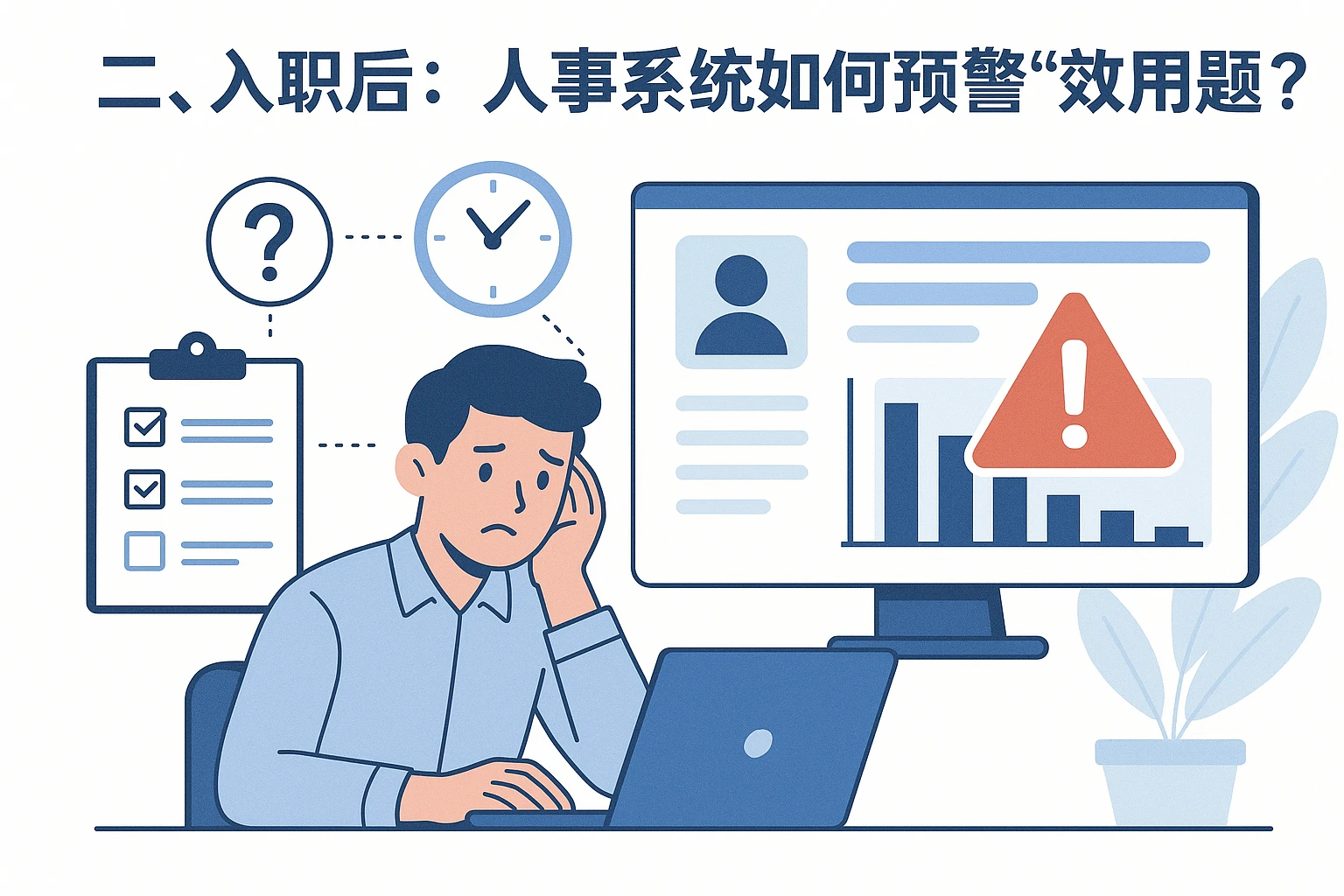 二、入职后：人事系统如何预警“效率问题”？