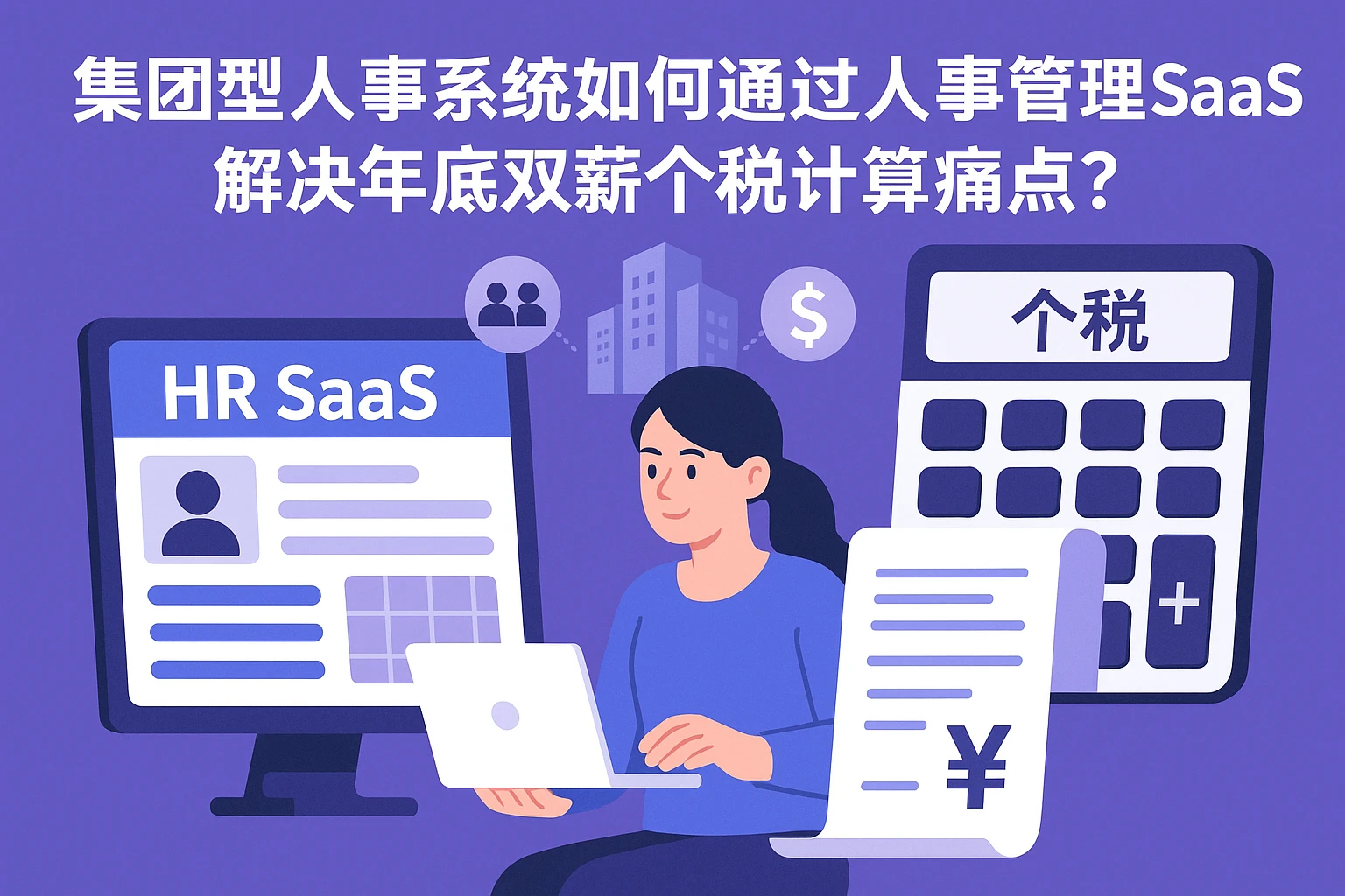 集团型人事系统如何通过人事管理SaaS解决年底双薪个税计算痛点？