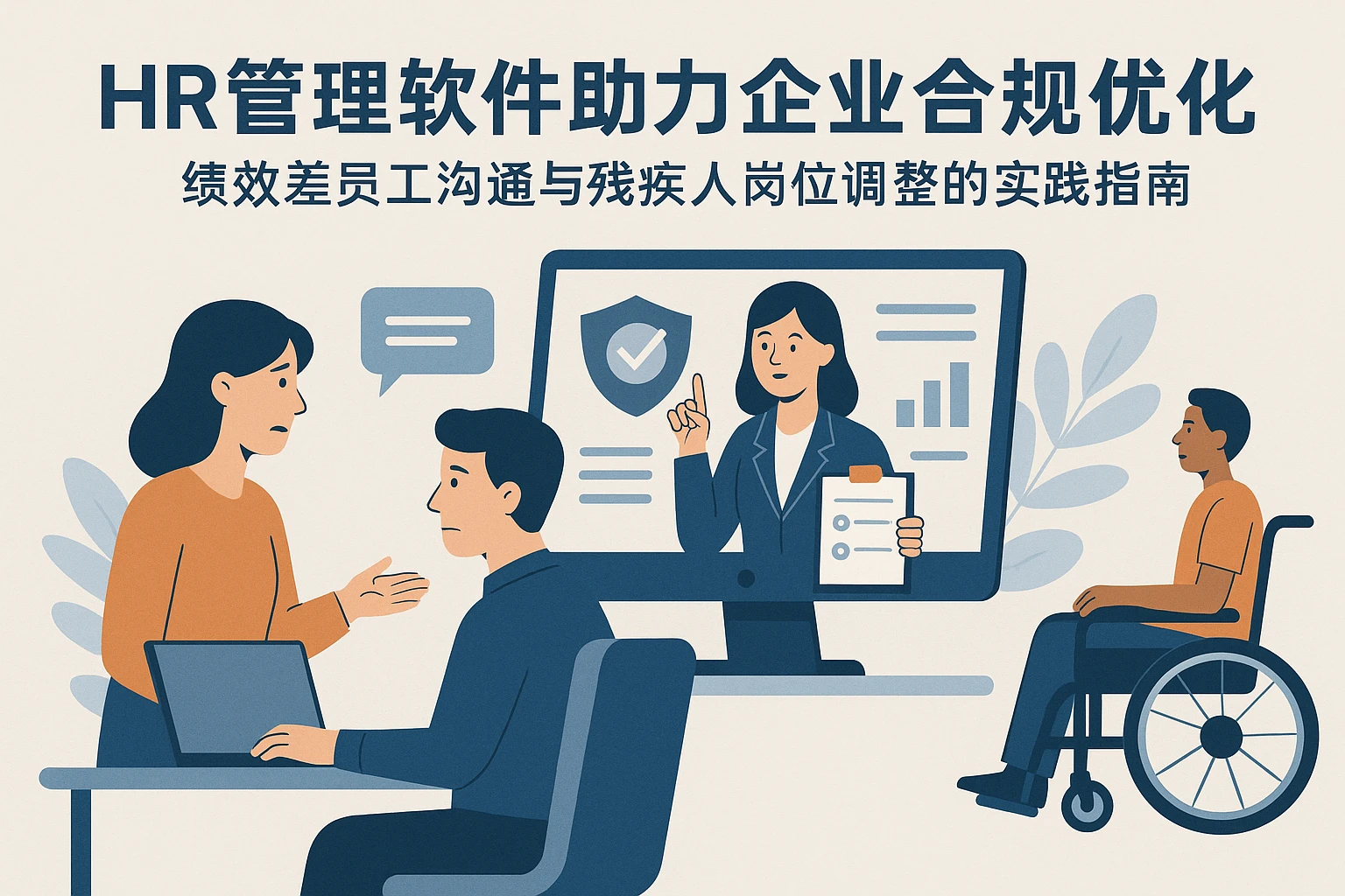 HR管理软件助力企业合规优化：绩效差员工沟通与残疾人岗位调整的实践指南