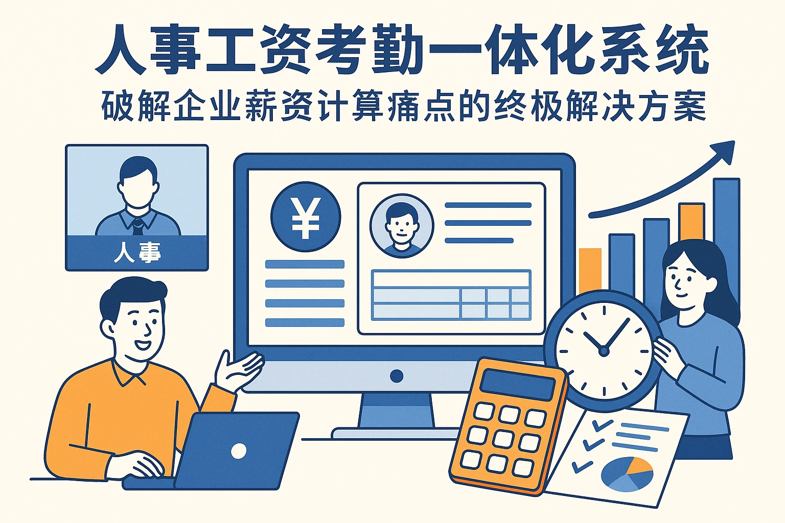 人事工资考勤一体化系统：破解企业薪资计算痛点的终极解决方案
