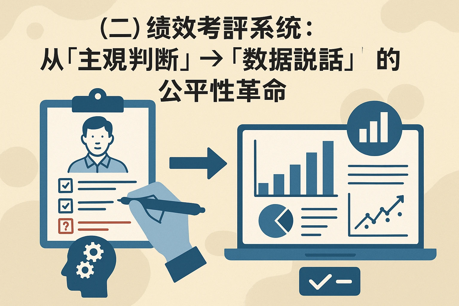 （二）绩效考评系统：从“主观判断”到“数据说话”的公平性革命