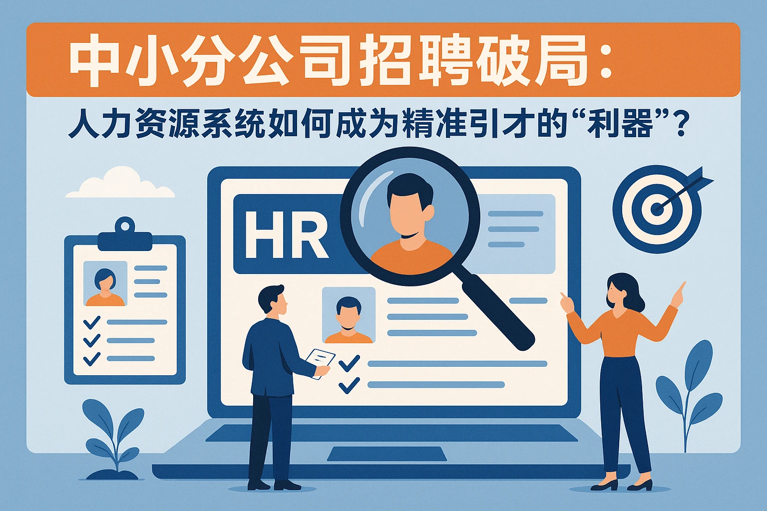 中小分公司招聘破局：人力资源系统如何成为精准引才的“利器”？