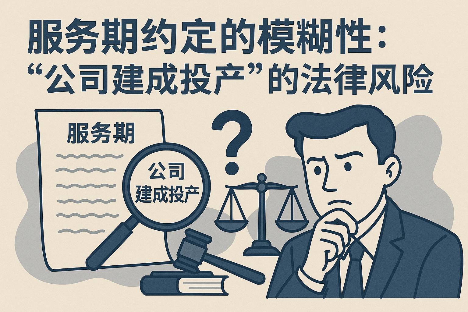 2. 服务期约定的模糊性：“公司建成投产”的法律风险
