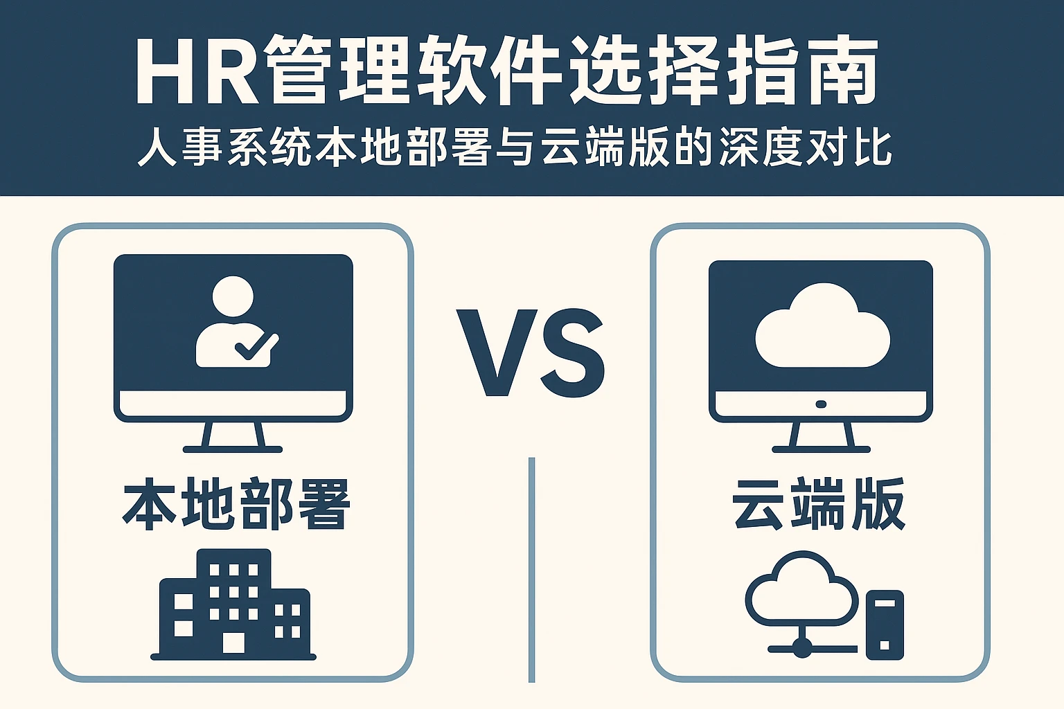 HR管理软件选择指南:人事系统本地部署与云端版的深度对比
