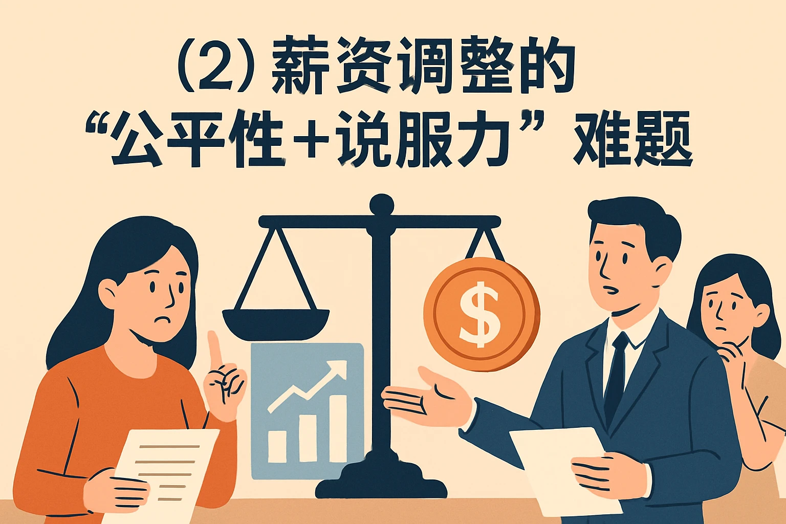 （2）薪资调整的“公平性+说服力”难题