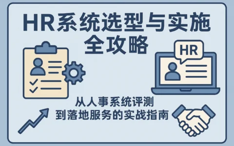 HR系统选型与实施全攻略：从人事系统评测到落地服务的实战指南