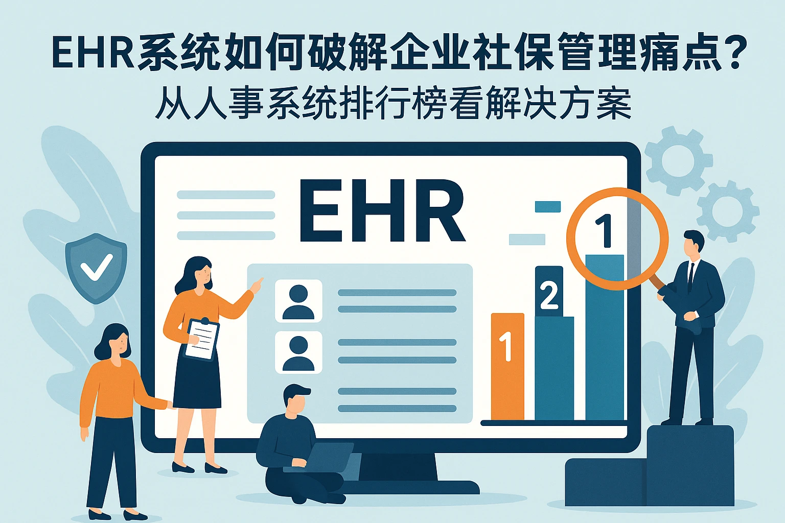 EHR系统如何破解企业社保管理痛点？从人事系统排行榜看解决方案