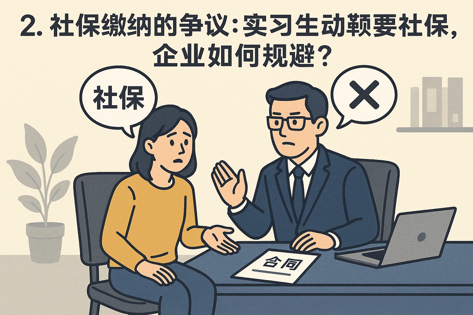 2. 社保缴纳的争议：实习生动辄要社保，企业如何规避？