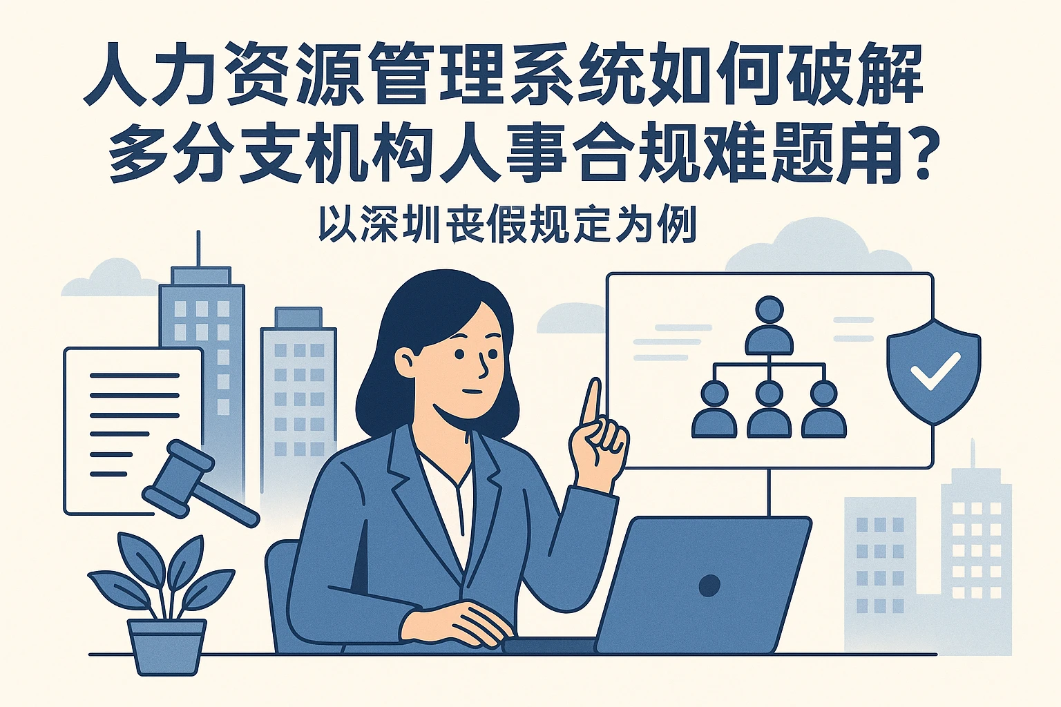 人力资源管理系统如何破解多分支机构人事合规难题?以深圳丧假规定为例