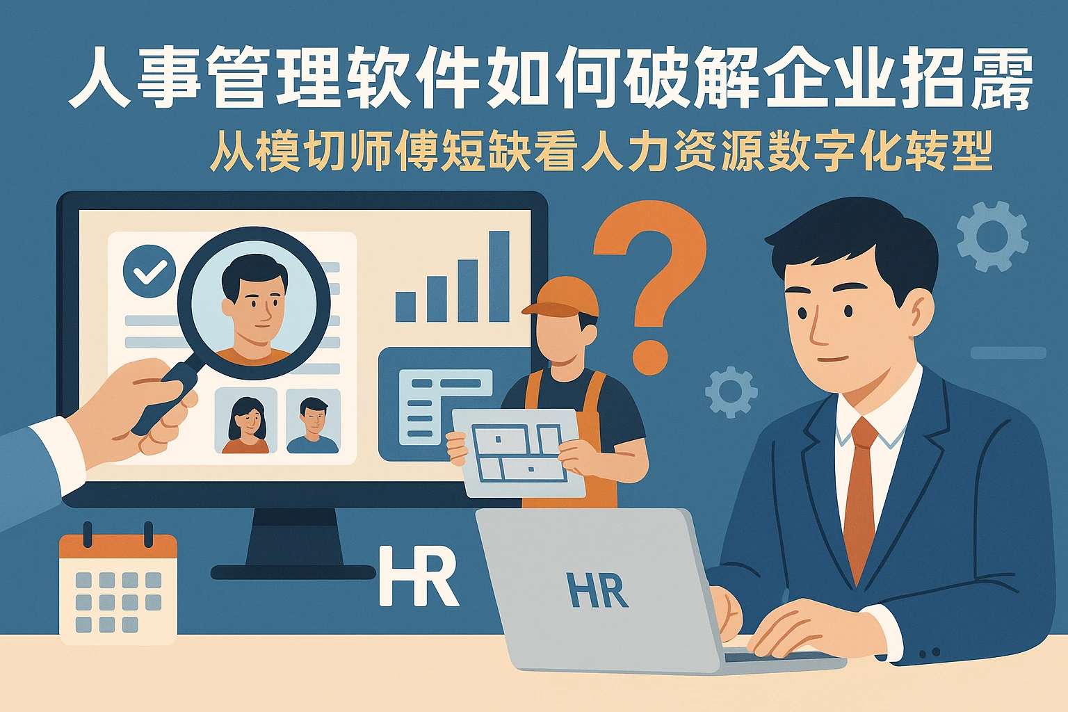人事管理软件如何破解企业招聘难？从模切师傅短缺看人力资源数字化转型